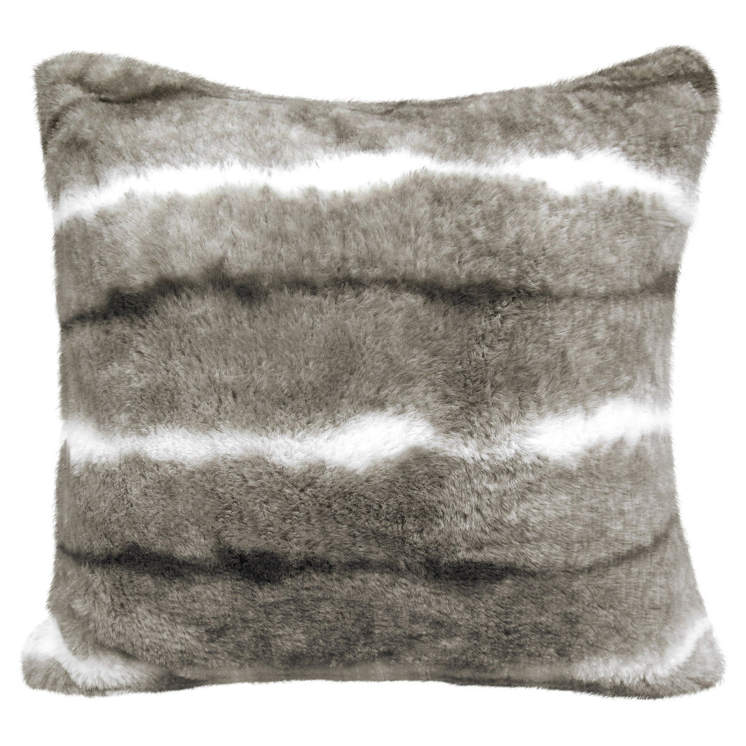 Oxen Natural Faux Fur Cushion