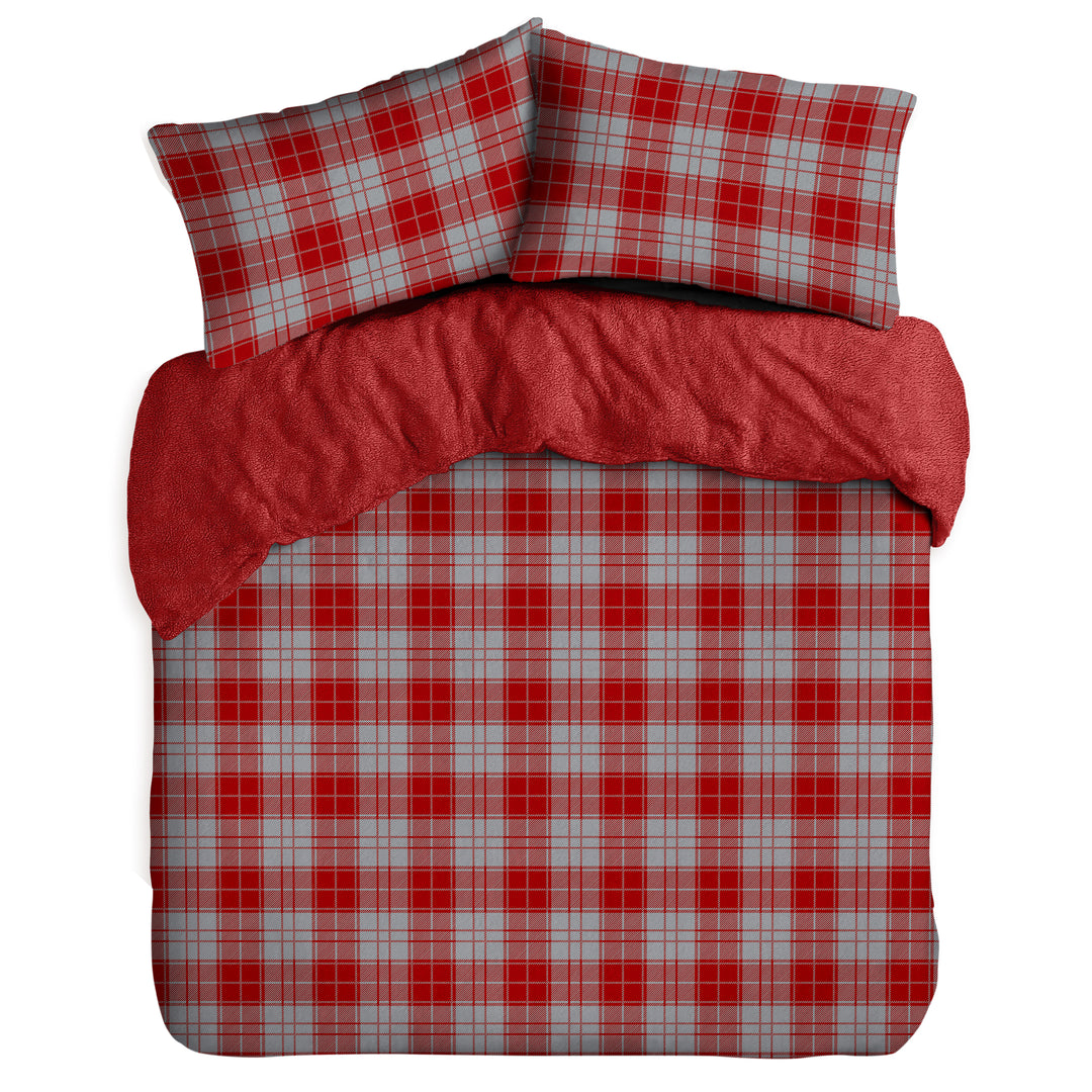 Red Check Duvet Cover Set