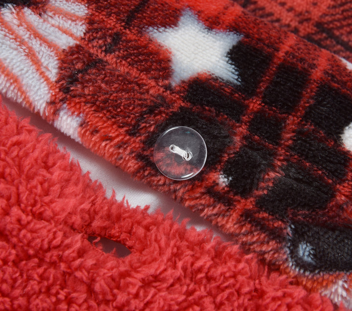 Gonks Check Flannel Teddy Fleece Duvet Cover Set