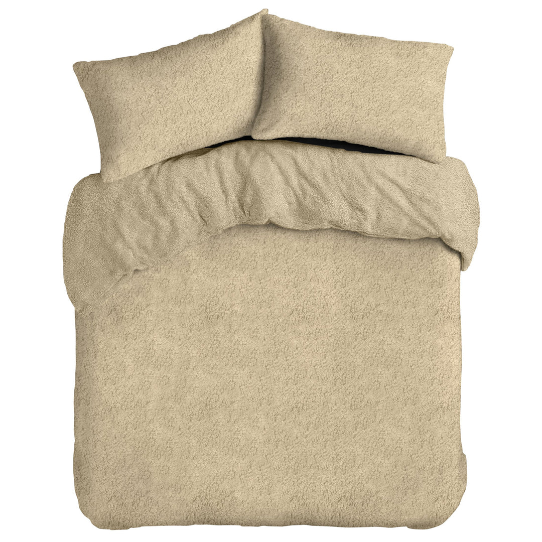Taupe Teddy Duvet Cover Set