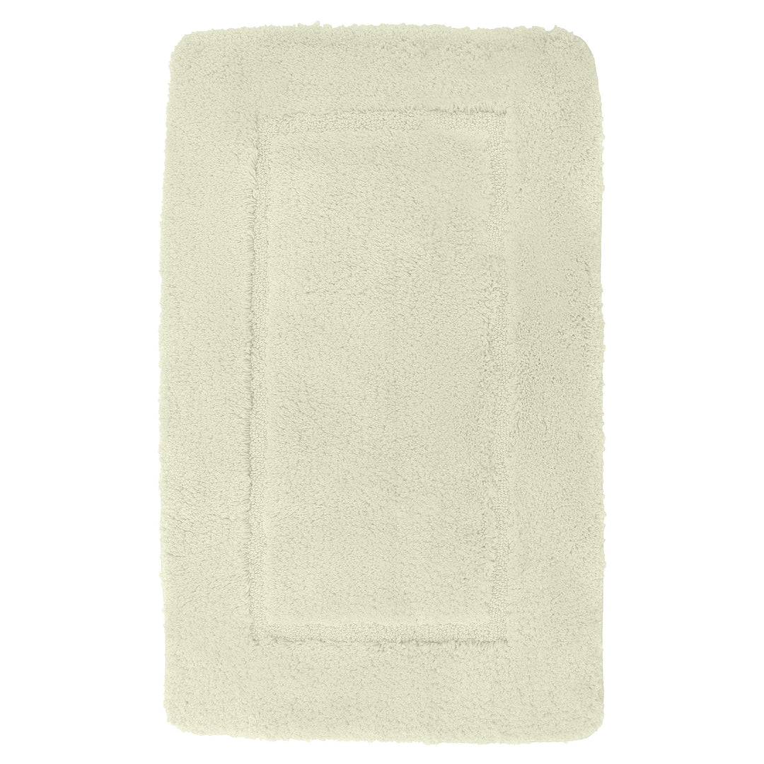 Mayfair Soft Touch Deep Pile Plain Cream Bath Mat Rug