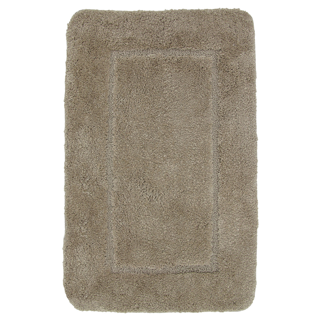 Mayfair Soft Touch Deep Pile Plain Natural Bath Mat Rug