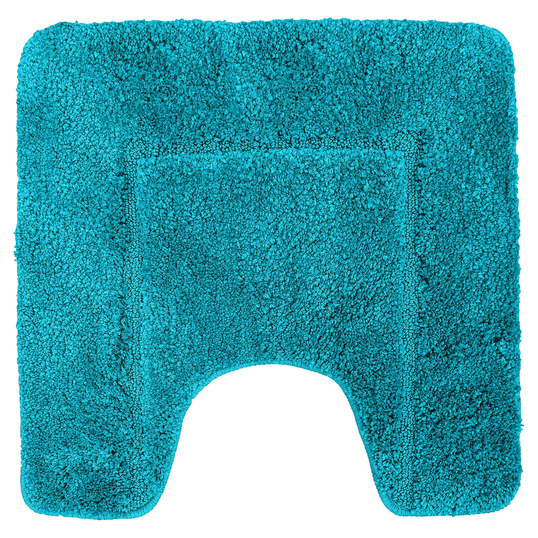 Mayfair Soft Touch Deep Pile Plain Jade Pedestal Mat