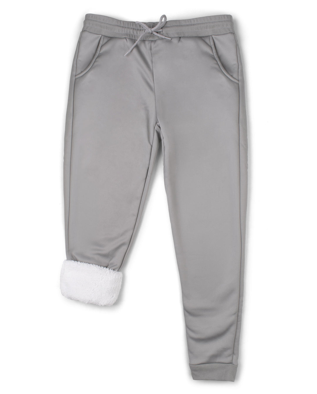 Grey Knitted Jersey Joggers