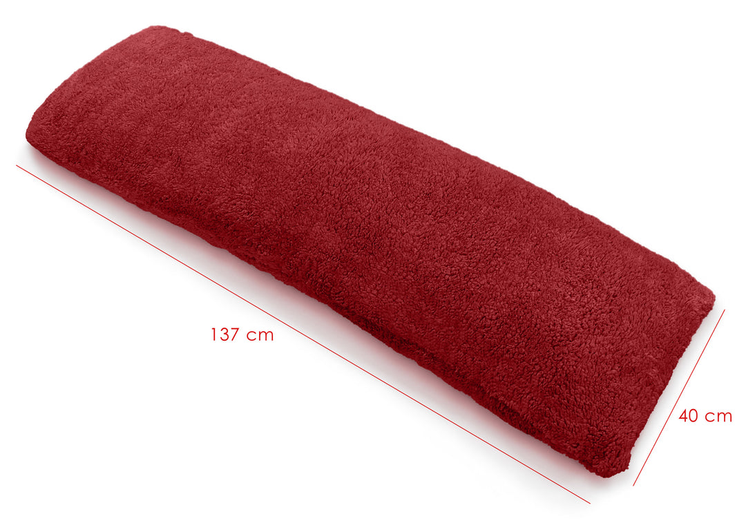 Teddy Backrest Bolster Case Red