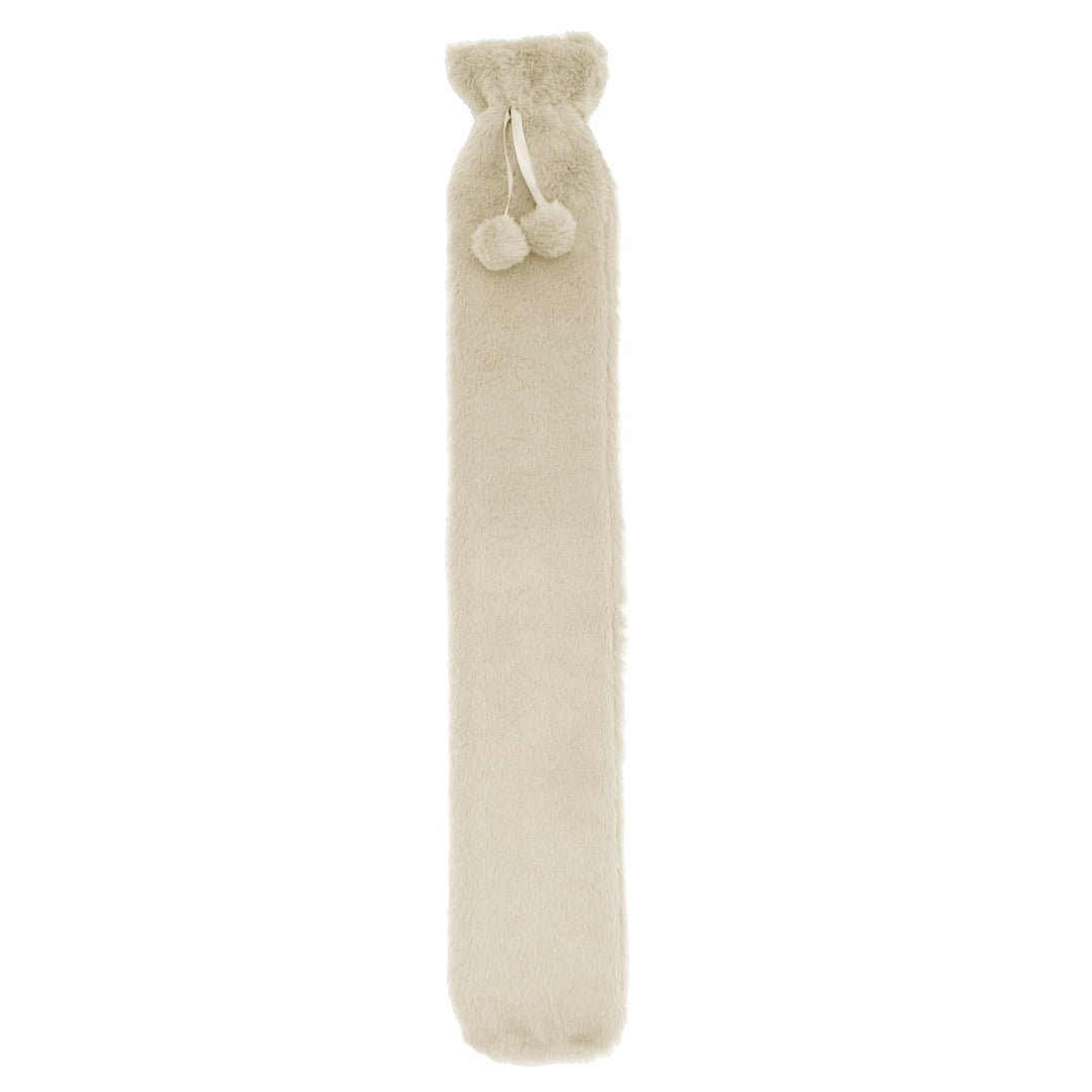 Thermal Velour Hot Water Bottle Natural