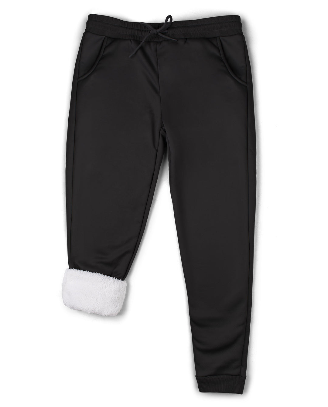 Black Knitted Jersey Joggers