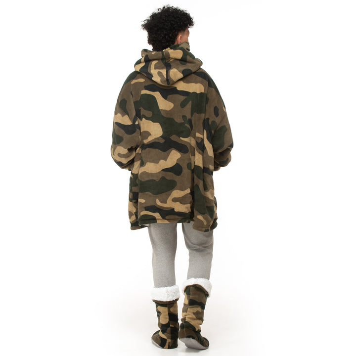 Camouflage Sherpa Hoodie