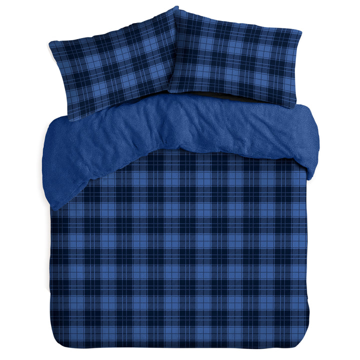 Blue Check Duvet Cover Set