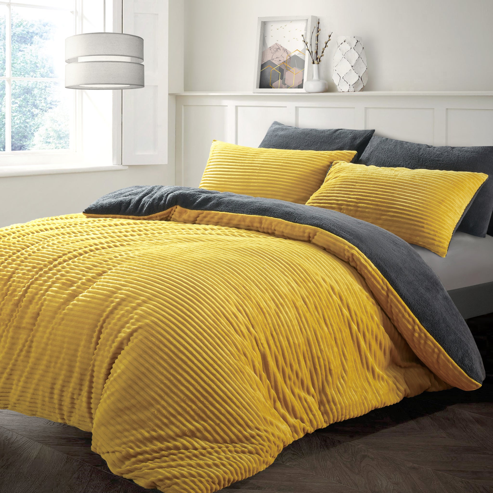 Ribbed teddy bedding hotsell