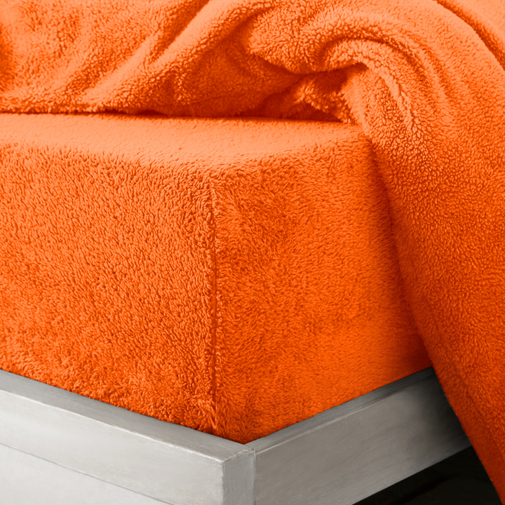 Orange Teddy Fitted Sheet