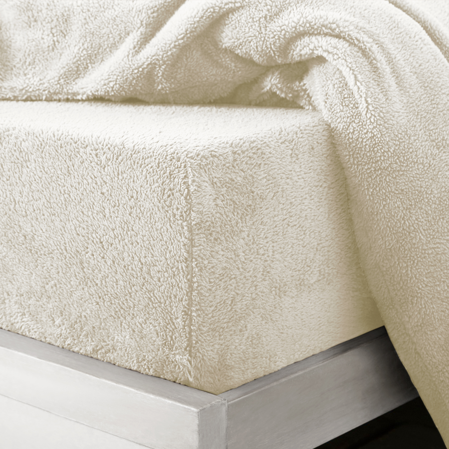 Cream Teddy Fitted Sheet