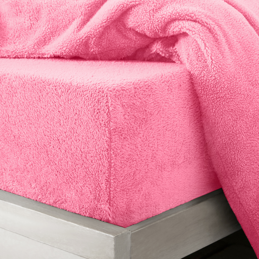 Pink Teddy Fitted Sheet