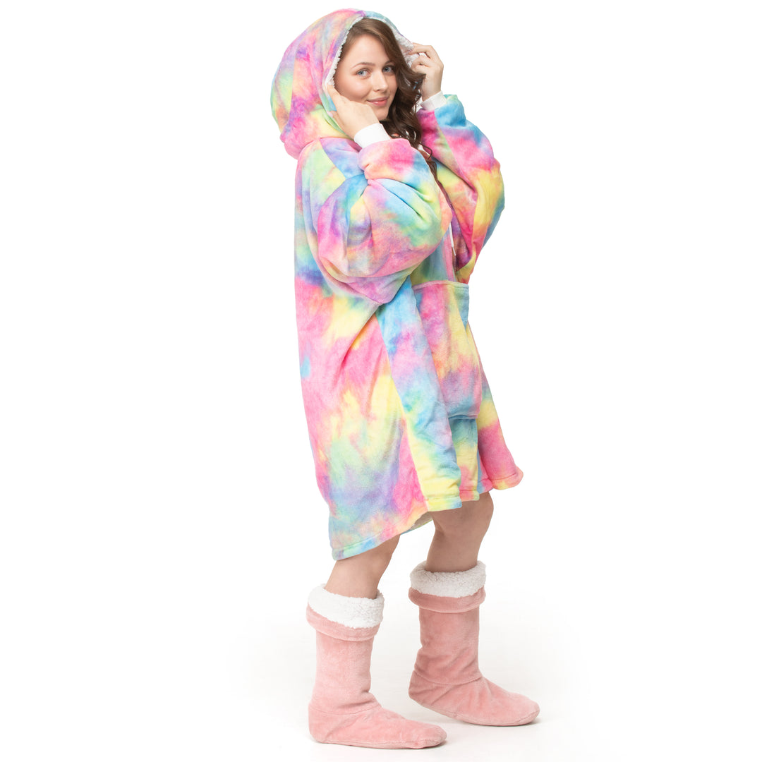 Rainbow Hoodie Blanket