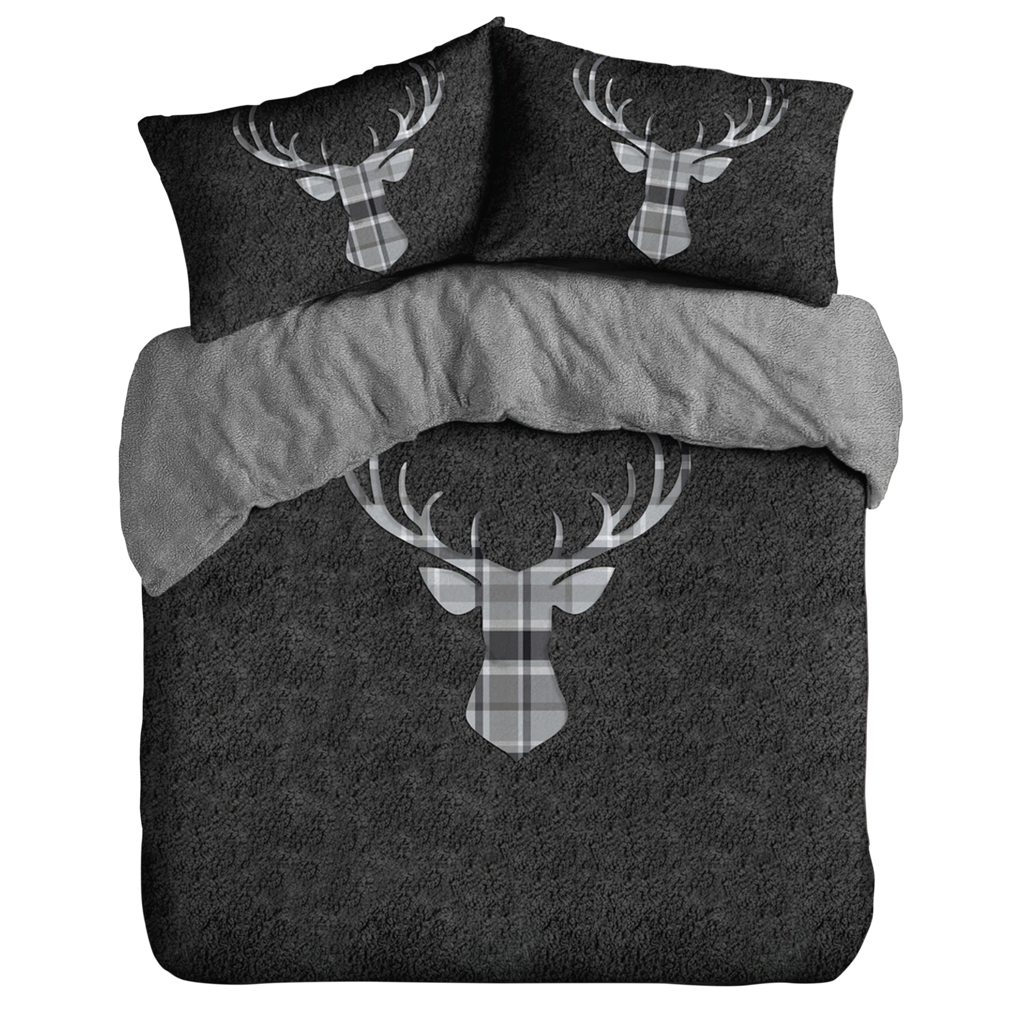 Fleece stag bedding best sale