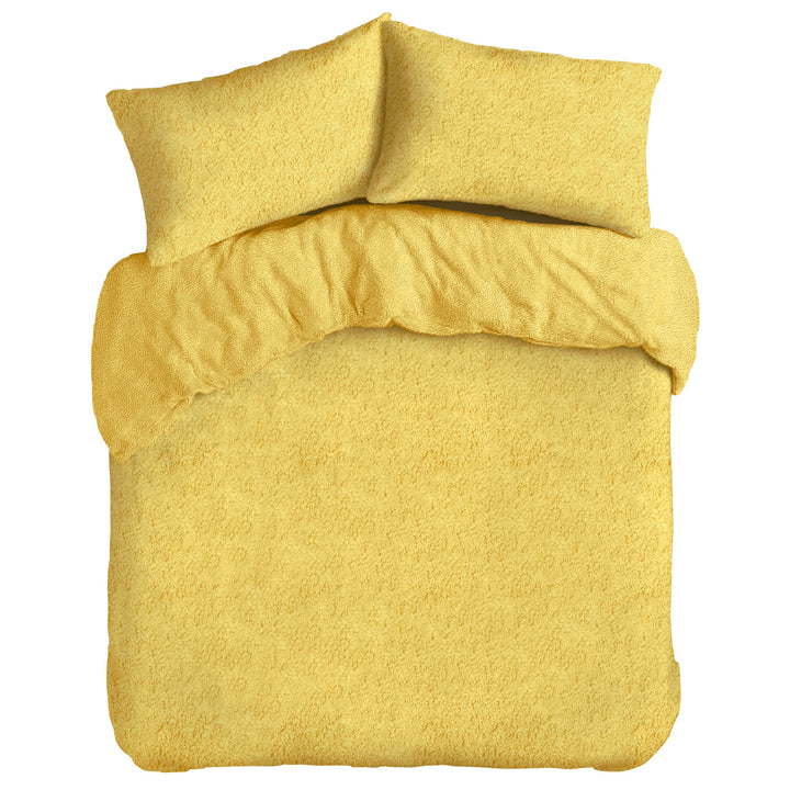 Ochre Teddy Duvet Cover Set